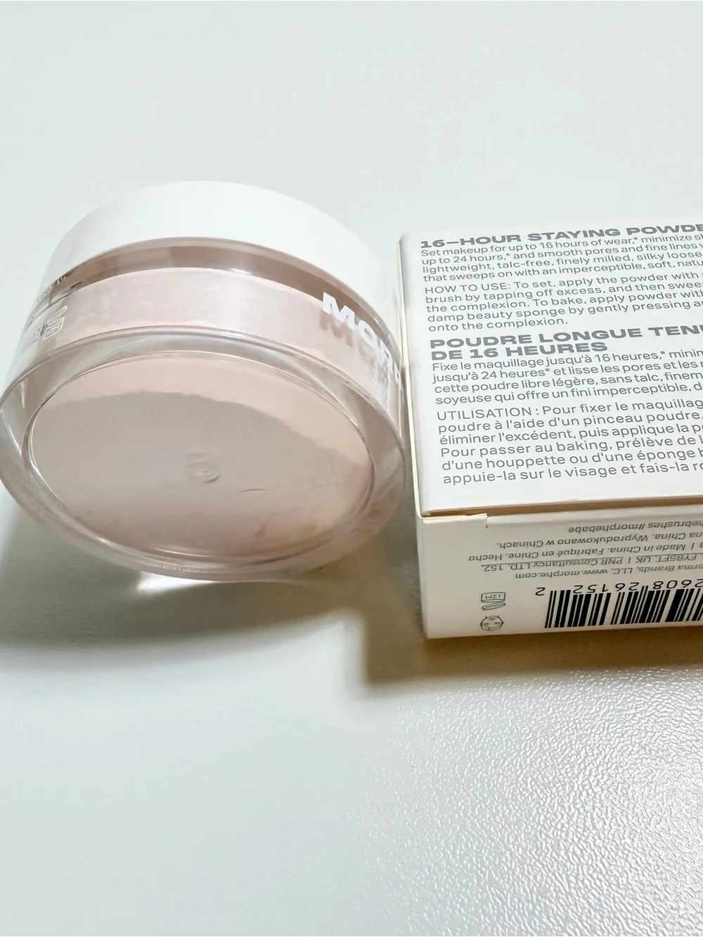 Morphe mini bake and set powder in brightening pink NeW
